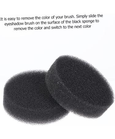 Angoily 1 Set Makeup Sponge Tools Brush Cleaner Handle Makeup Brush Makeup Sponges Makeup Brush Cleaning Tool Cleaning Sponge Dry Color Suite Activated Carbon Sponge Disposable - Buy Online on GoSupps.com