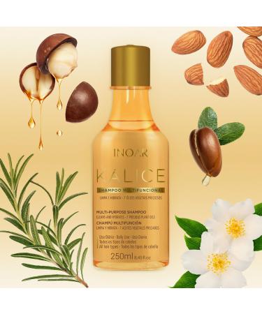 Buy INOAR Kalice Shampoo - Nourishing & Moisturizing with 7 Essential Oils Argan Oil Vegan & Cruelty-Free Haircare for All (8.4 oz) - International Shipping Available - Buy Online on GoSupps.com