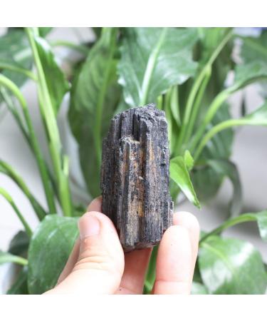 Natural Rock Black Tourmaline Crystals Stone - Large Large Raw Natural Stones for Reiki Balance Stone Collection - Buy Online on GoSupps.com