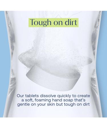 Fab Tab Dual Foaming Hand Soap Kit - 2 Refillable Glass Foaming Hand Soap Dispensers + 6 Tablet Refills - Variety Scents - Makes 6 x 11.9 Fl oz Bottles (71 Fl oz Total) 11.9 Fl Oz (Pack of 6) - Buy Online on GoSupps.com