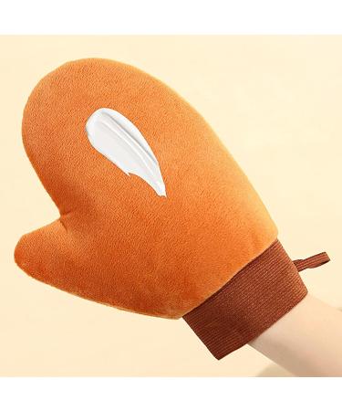  Rukjmqi Sunless Self-Tanning Mitten - Back Lotion Applicator | Massage Mitten for Self-Tanning Lotion - Gentle Application on Body Hands Face and Sensitive Skin - Ideal for Shower and Travel - Buy Online on GoSupps.com