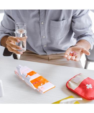 Shop Weekly Pill Organizer | 7-Day Travel Pill Box for Vitamins Supplements & Medicines - Push-to-Open Design - Buy Online on GoSupps.com