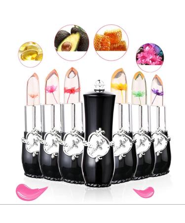 Transparent Flower Color Change Lipstick - Moisturizing & Durable #04 | Long-Lasting Temperature Reactive Lip Balm - Buy Online on GoSupps.com