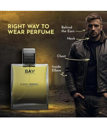 DJ Dark Rebel Perfume for Men Eau De Parfum with Amber Vanilla Sandalwood Long-Lasting Liquid Perfume 100Ml - Buy Online on GoSupps.com