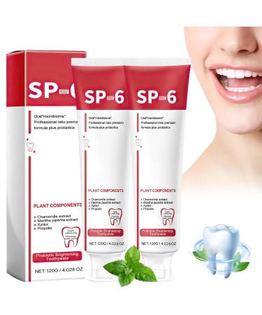 Sp-6 Ultra Whitening Sp-6 Probiotic Whitening Toothpaste Probiotic Whitening Toothpaste Sp - 6 Probiotic Brightening Toothpaste Deep Cleaning Care Toothpaste