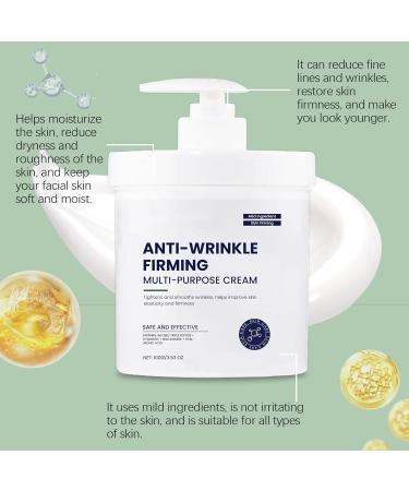 Advanced Firming & -Reducing Cream - 3.53oz Hydrating Facial Cream | Skin Firming Rejuvenating Cream | Deep Hydration Face Cream | Deep Hydrating Cream for Skin Retain Moisture - Buy Online on GoSupps.com