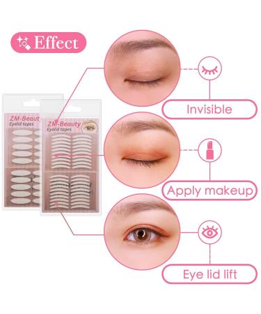 800Pcs Natural Invisible Single Side Eyelid Tape Stickers - Medical-grade Fiber Eyelid Lift Strips for Instant Eye Lift - 2 Packs - Perfect for Uneven Mono-Eyelids - Buy Online on GoSupps.com