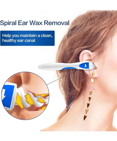 Q Grips Earwax Remover Kit - Silicone Spiral Ear Wax Removal Tool with 16 Replacement Heads - Buy Online on GoSupps.com