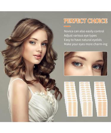 1200 Invisible Eyelid Stripes for Lifted Eyelids | Waterproof Double Eyelid Tape with Tweezers | Skin Color | Eyelid Lifting Without Surgery - Buy Online on GoSupps.com