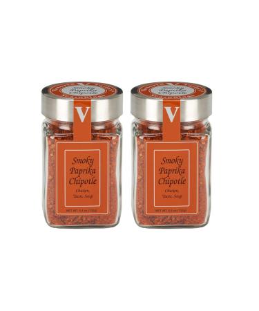 Smoky Paprika Chipotle- 5.4 oz. Jar (Pack of 2)  The ultimate balance of mesquite smoke with savory and sweet. BBQ Season Perfection. 5.4 Ounce (Pack of 2)