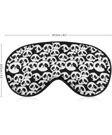 Buy Cute Panda Sleep Mask for Women | Adjustable Eye Shades with Elastic Strap - Perfect for Travel & Relaxation - Buy Online on GoSupps.com