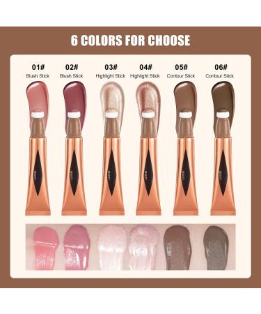 Buy Prreal Liquid Contour Beauty Wand 06 | Long-Lasting Waterproof Concealer Cream & Makeup Stick - Natural Matte Finish & Easy Application - Dark Brown (1 Pack) - Buy Online on GoSupps.com