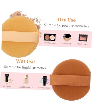 Beatifufu 2 Boxes Facial Puff Foundation Puff Makeup Sponge Makeup Powder Puff Powder Puff for Makeup Cushion Puff Makeup Supplies Makeup Puff Cosmetic Cream Puff Dry Wet Dual Use Puff - Buy Online on GoSupps.com