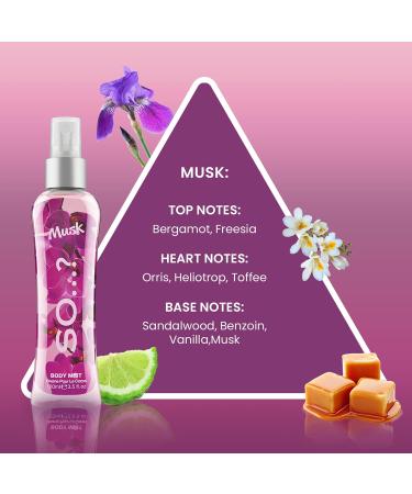 So Musk Body Mist Woody Scent - Perfume for Women with Bergamot Toffee Vanilla Notes - Gifts for Women - Body Spray for Women - 3.5 oz - Buy Online on GoSupps.com
