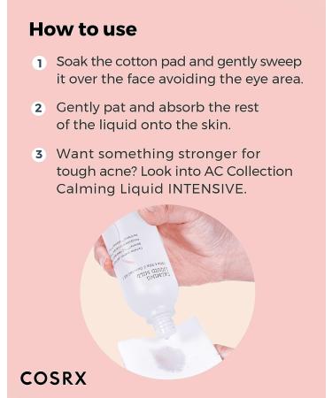 COSRX Acne Calming Liquid Mild 4.22 fl.oz | Alcohol-Free Korean Toner 125ml | Gentle & Paraben-Free Skincare - Buy Online on GoSupps.com