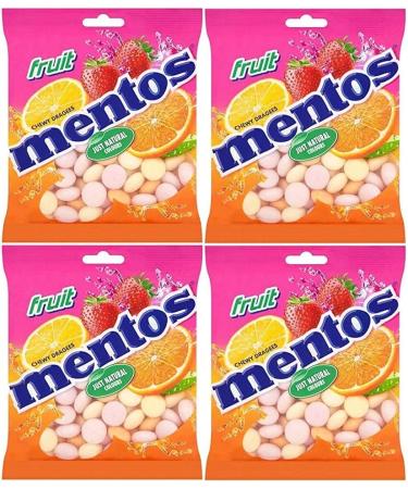 Mentos Fruit Sweets Bag (150g per pack) Pack of 4 - Buy Online on GoSupps.com