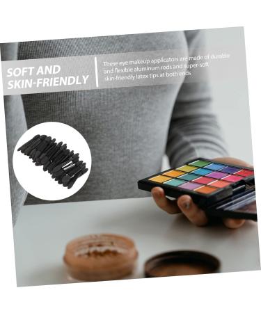 OHPHCALL 50pcs Brush Eyeshadow Eye Makeup Sponge Brush for Eyeshadow Makeup Brushes Face Black - Buy Online on GoSupps.com