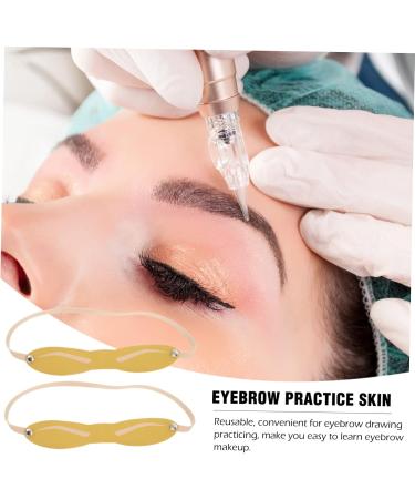 POPETPOP 30 pcs Practice Fake Professional Supply Beginner Skin for Headband Silicone Eyebrow - Buy Online on GoSupps.com