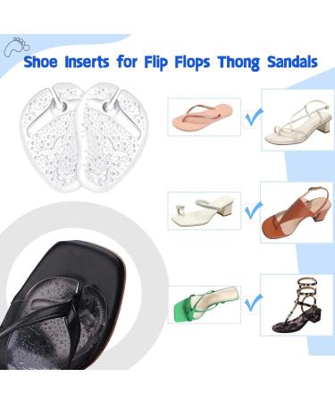 Gel Metatarsal Pads for Thong Sandals - 2 Pairs Cushion Inserts for Metatarsal Support and Pain Relief - Buy Online on GoSupps.com