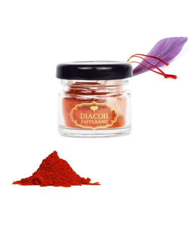 Pure DIACOH Saffron Powder | 100% Natural | Premium | Superior Quality | Ideal for Saffron and Paella Risotto (10GR)