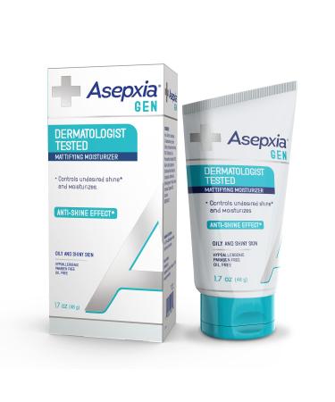 Asepxia GEN Moisturizing Mattifying Cream for Oily Skin, Neutralizes Unwanted Shine, 1.7 Ounce Moisturizing Cream