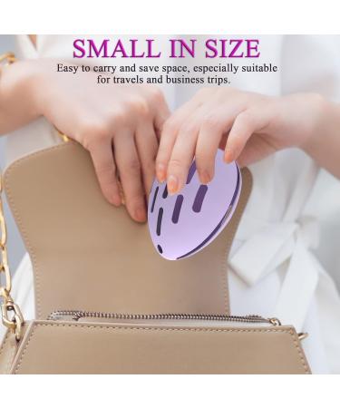 Silicone Double-sided Breathable Beauty Blender Holder - Purple | Shatterproof Makeup Sponge Case | Travel Essentials for Women - Buy Online on GoSupps.com