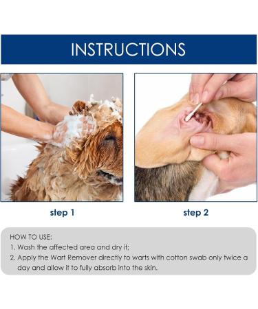  1/2/3/4/5Pcs Natural Dog Wart Removal Treatment | Dog Wart Remover | Dog Skin Tags with no Harm and Irritation | Effective Painless Wart Removal Treatment | Treatment for Dog Warts | 20ml (5Count (Pack of 5)) - Buy Online on GoSupps.com
