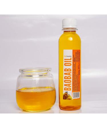 Churchwin Organic Baobab Oil 100% Pure & Natural Cold Pressed for Dry Skin, Hair, and Nails - 8.45 Fl Oz - Buy Online on GoSupps.com