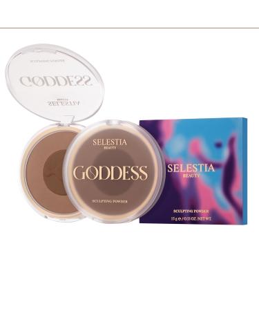 Sculpting Contour Powder Goddess - Matte Sculpting Powder - Easy to Blend Contouring Powder - Suitable for Various Skin Tones 0.53 Oz