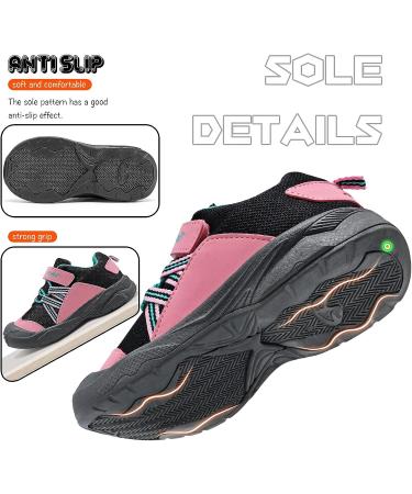 ASHION Kids Breathable Outdoor Sneakers, Non Slip Sport Shoes (Toddler/Little/Big Kids) - Elegant Pink - Buy Online on GoSupps.com