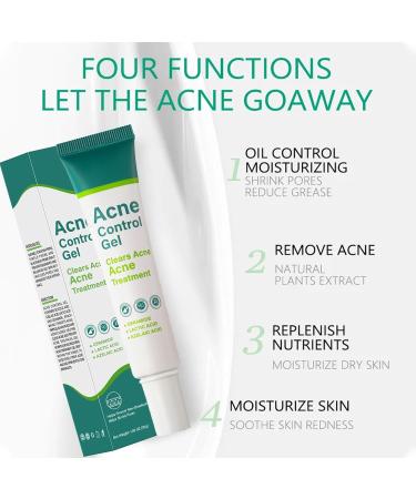 Anti Acne Face Cream Spot Cream For Acne Treatment & Spot Treatment Pimple Treatment Gel Reduces Redness & Moisturiser Acne Cream For Face Blemishes and Blackheads. - Buy Online on GoSupps.com