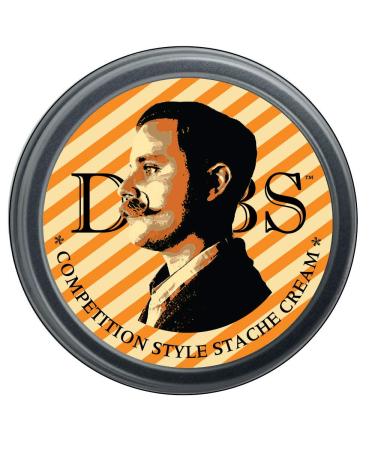 "Firm" Stache Cream 1ounce screw top Tin - Competition style Moustache Wax Citrus Wood scent