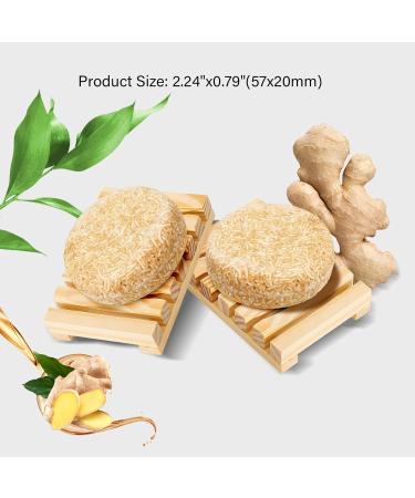  PHOGARY PHOGARY 2PCS Organic Ginger Hair Soap Shampoo Bar Natural Hair Care with Plant Extracts Moisturizes Hair and Cleanses Scalp Pores 3.88 oz - Buy Online on GoSupps.com
