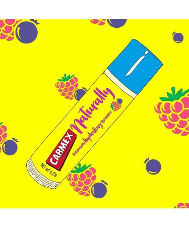  Carmex Carmex Moisturizing and Protective Lip Balm for Dry and Cracked Lips with Sun Protection (6 units berries) - Buy Online on GoSupps.com