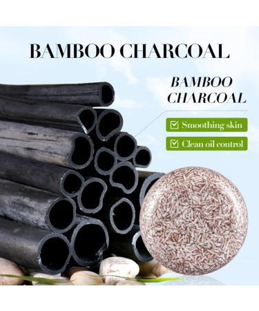 Vawolecy Bamboo Hair Shampoo Bar Organic Bamboo Shampoo Bar Deep Cleansing for Hair & Scalp Hair Loss Promotes Hair Growth 0 Silicone Oil - Buy Online on GoSupps.com