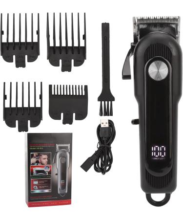 Electric Hair Trimmer LED Display Comfortable Feel Hair Clippers with Cleaning Brush for Household - Buy Online on GoSupps.com