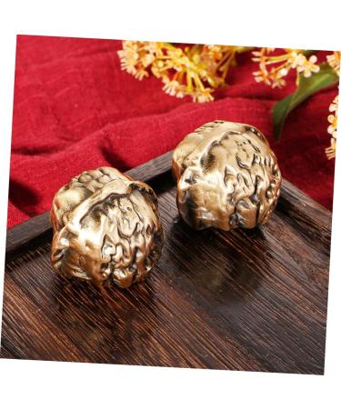 Homsfou Chinese Stress Balls - Decorative Massage Ornaments | Small Walnut Handballs for Relaxation & D cor - Buy Online on GoSupps.com