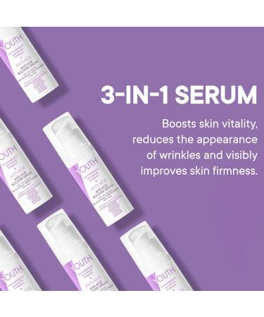 YOUTHPHYTO Advanced Anti-Age Booster Serum - Youth Booster Facial Serum for Improved Skin Firmness 1.1 Oz | Shop Internationally - Buy Online on GoSupps.com
