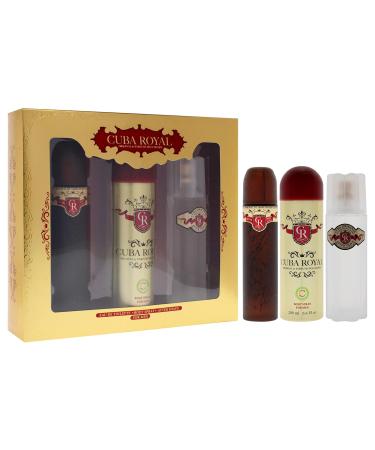 Cuba Royal by Cuba 3 Piece Gift Set for Men 1 Count (Pack of 1) - Buy Online on GoSupps.com