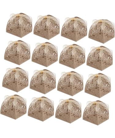 Healeved 50pcs Box candy box wedding Shenzhen 1 count (Pack of 1) Golden - Buy Online on GoSupps.com