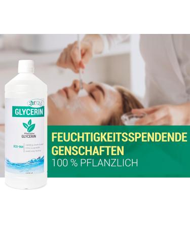 EQM Soluciones Quimicas | 1L Vegetable Glycerin & Propylene Glycol | 100% Biodegradable | Pure Vegetable | High Moisture Retainer | Ideal for Cosmetic Treatments - Price Advantage - Buy Online on GoSupps.com
