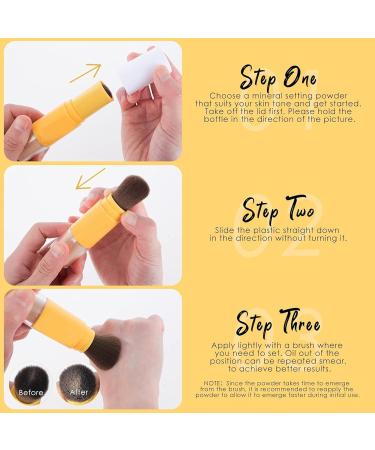 Sitovely Natural Sun Protection Setting Powder SPF 50 Sunscreen Setting Powder Matte Mineral Finish Loose Face Powder Translucent Lightweight Oil Control - Buy Online on GoSupps.com