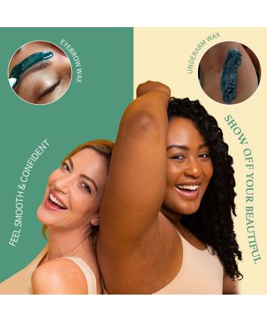 Maxpearl Hard Wax Beads 300g - Hair Removal Wax Beans for Brazilian Bikini Face Eyebrows Arms Legs - Pack of 3 - Buy Online on GoSupps.com