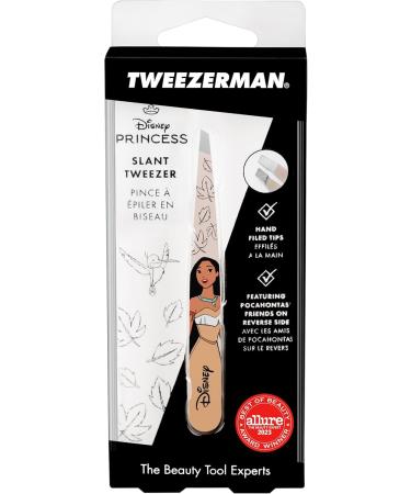 Tweezerman Pocahontas Slant Tweezer - Eyebrow Tweezers for Women and Men - Buy Online on GoSupps.com