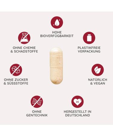 Mylily Monk Pepper Capsules | Maca Agnus Castus & FEM Minerals with Iron & Vitamin B6 | 1.5 Month Supply | New Design - Buy Online on GoSupps.com