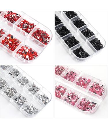 FEIlei Nail Art Rhinestones Diamond Crystal Gems for Nail Decorations Rings Earring DIY - Buy Online on GoSupps.com