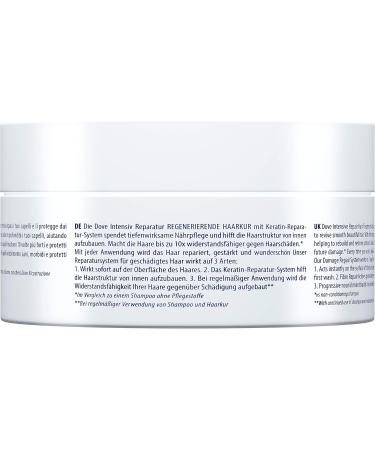 Dove intense repair hair care mask 200ml - Pack of 2 - Buy Online on GoSupps.com