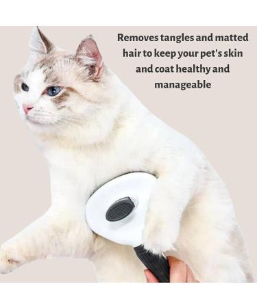 Muxtraders Cat Brush Dog Brush for Shedding - Grooming Comb for Cats & Dogs - Removes Mats, Tangles, and Loose Fur - Grey - Buy Online on GoSupps.com
