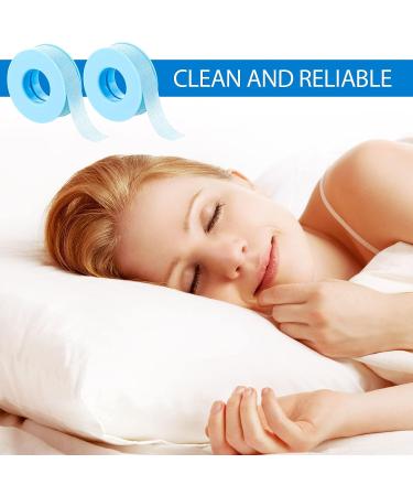 Nuanchu 12 Rolls Reusable Silicone Tape for Sleeping, Skin, Lash - Easy to Remove (Blue, 0.5 Inch x 3.9 Yards) - Buy Online on GoSupps.com