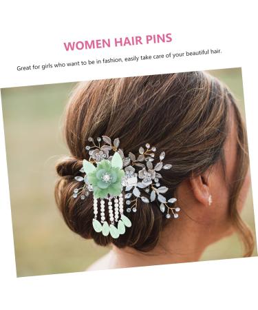 Beavorty 3 Pairs Antique pair clip chinese hair clips women hair vintage tassel hairpin kimono hair barrettes hair accessories hair jewelry Japanese-style clip Glass Miss - Buy Online on GoSupps.com